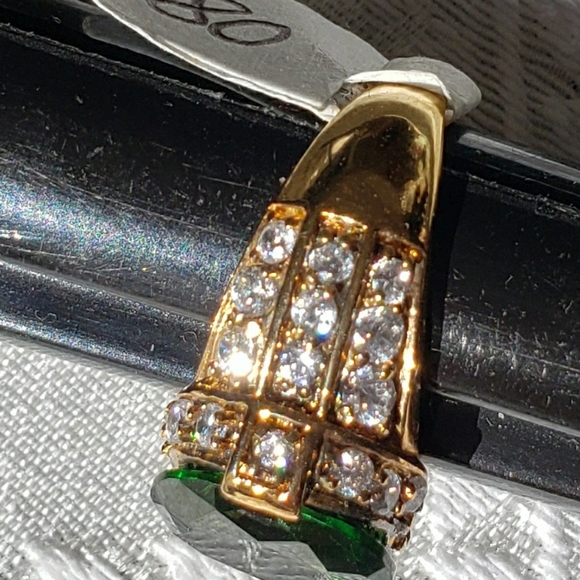 Ring, Vermeil. 18kt over 9.25 (sterling)silver. - Picture 8 of 10